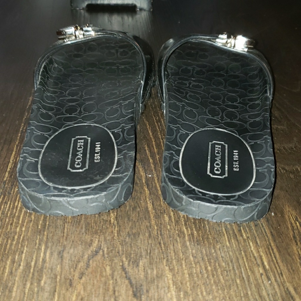 New Coach Cybel Jelly Signature C Embossed Sandal - Picture 7 of 14